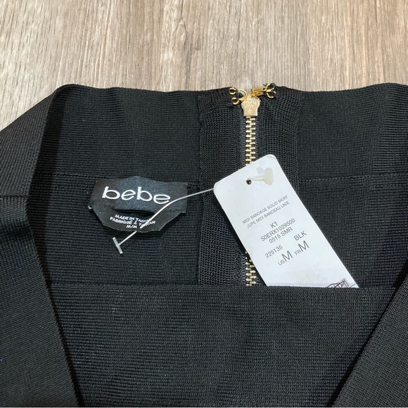 BEBE Midi Bandage Bodycon Pencil Skirt - Picture 7 of 10